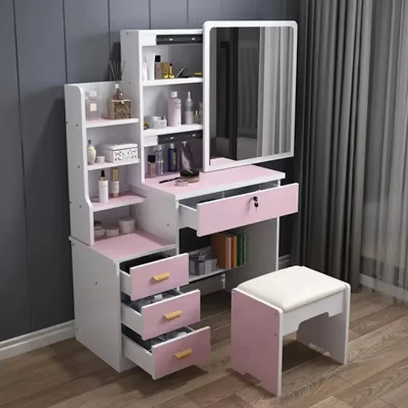 Makeup Tables Hairdresser Dressers Bedroom Furniture Vanity Mirror Drawers Cabinets Vestidores Table