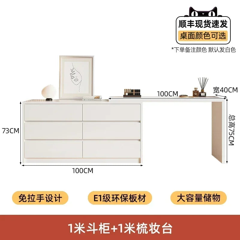 Cabinet Mirrors Dressers Tables Storage White Bedroom Nightstand Shelf Wood Vanity Stool Dressers Makeup Vestidores Furniture