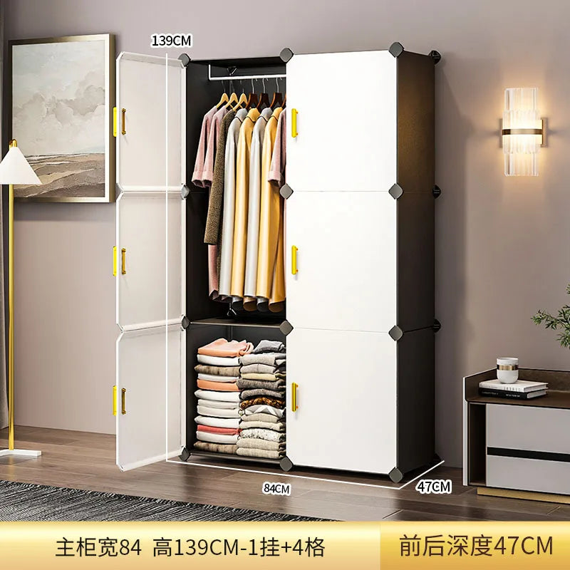 Closet Organizer Wardrobe Dressers Storage Bedroom Headboards Wardrobe Dresser Cupboard Armario Living Room Cabinets LQ5XP