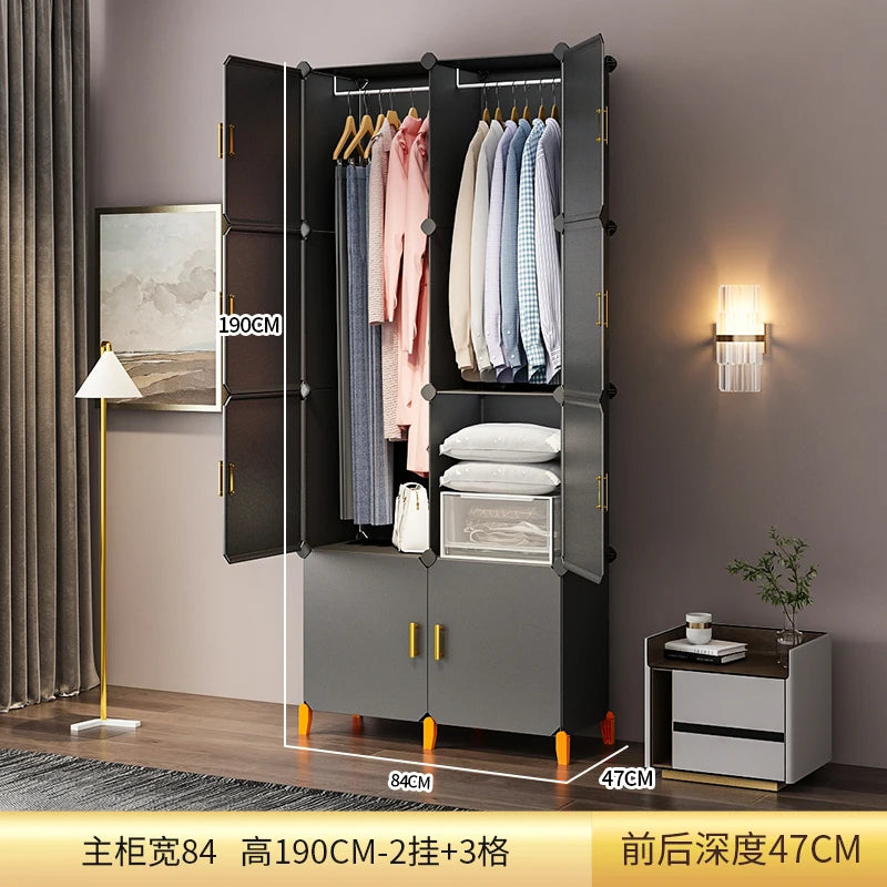 Closet Organizer Wardrobe Dressers Storage Bedroom Headboards Wardrobe Dresser Cupboard Armario Living Room Cabinets LQ5XP