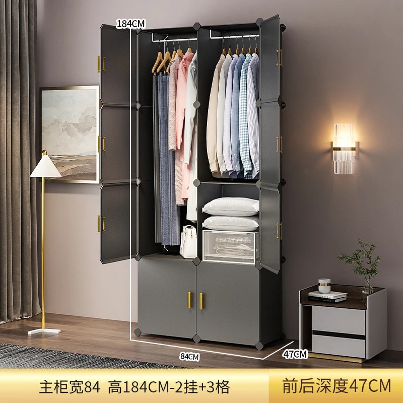 Closet Organizer Wardrobe Dressers Storage Bedroom Headboards Wardrobe Dresser Cupboard Armario Living Room Cabinets LQ5XP