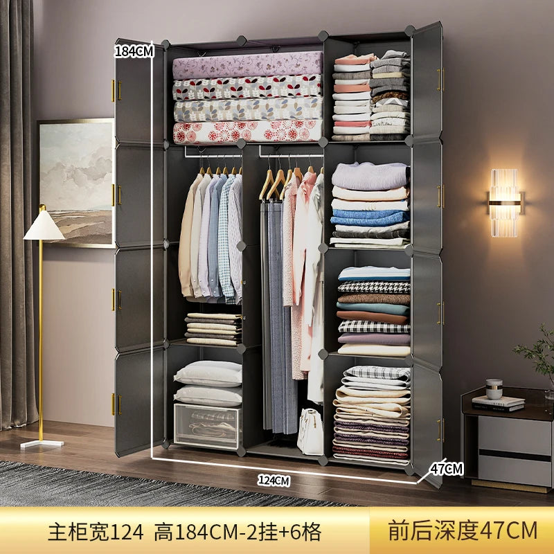 Closet Organizer Wardrobe Dressers Storage Bedroom Headboards Wardrobe Dresser Cupboard Armario Living Room Cabinets LQ5XP