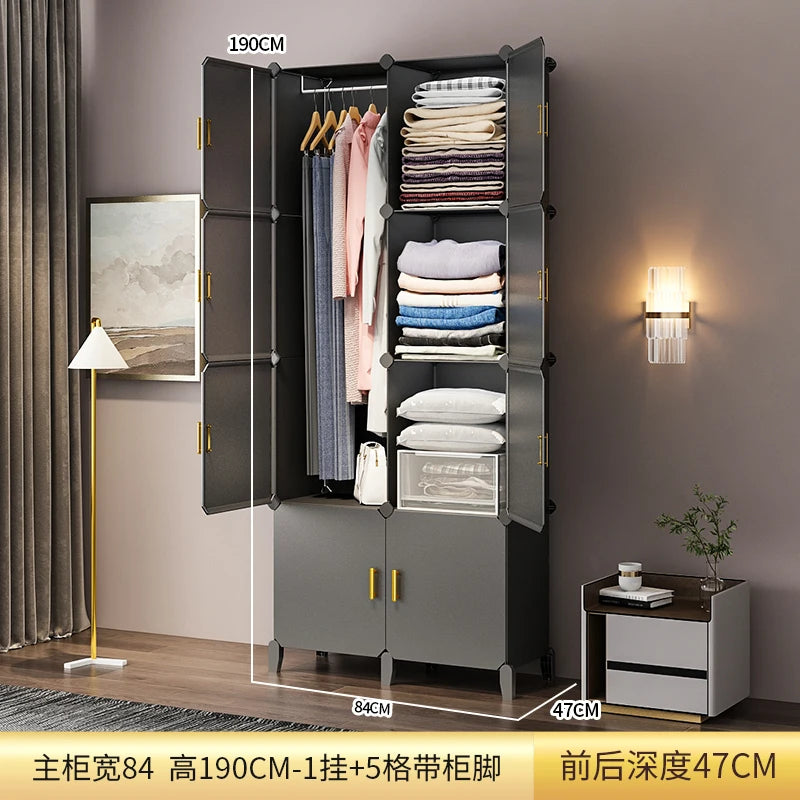 Closet Organizer Wardrobe Dressers Storage Bedroom Headboards Wardrobe Dresser Cupboard Armario Living Room Cabinets LQ5XP