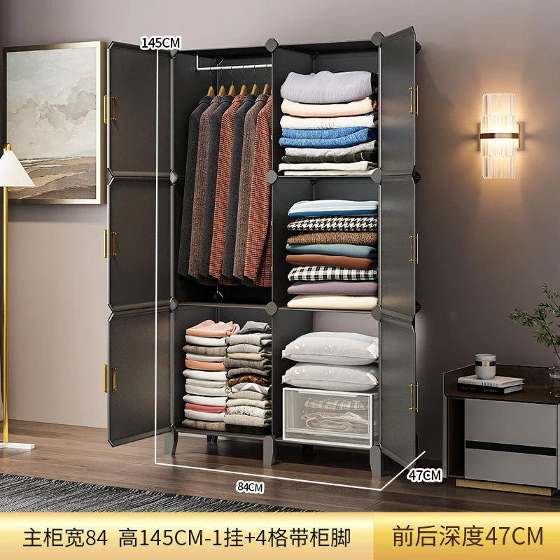 Closet Organizer Wardrobe Dressers Storage Bedroom Headboards Wardrobe Dresser Cupboard Armario Living Room Cabinets LQ5XP