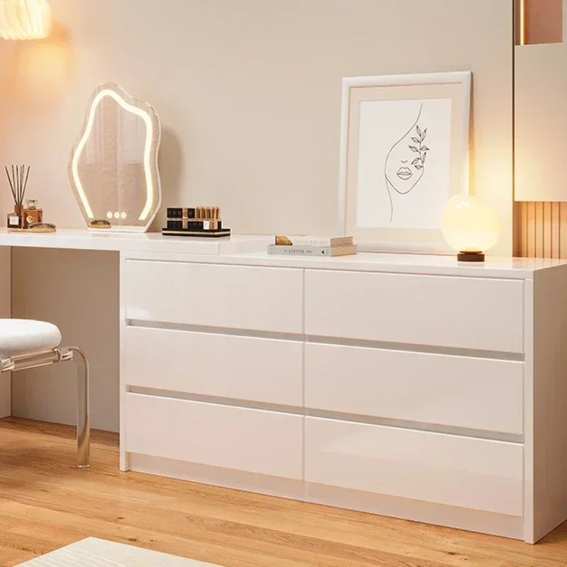 Cabinet Mirrors Dressers Tables Storage White Bedroom Nightstand Shelf Wood Vanity Stool Dressers Makeup Vestidores Furniture