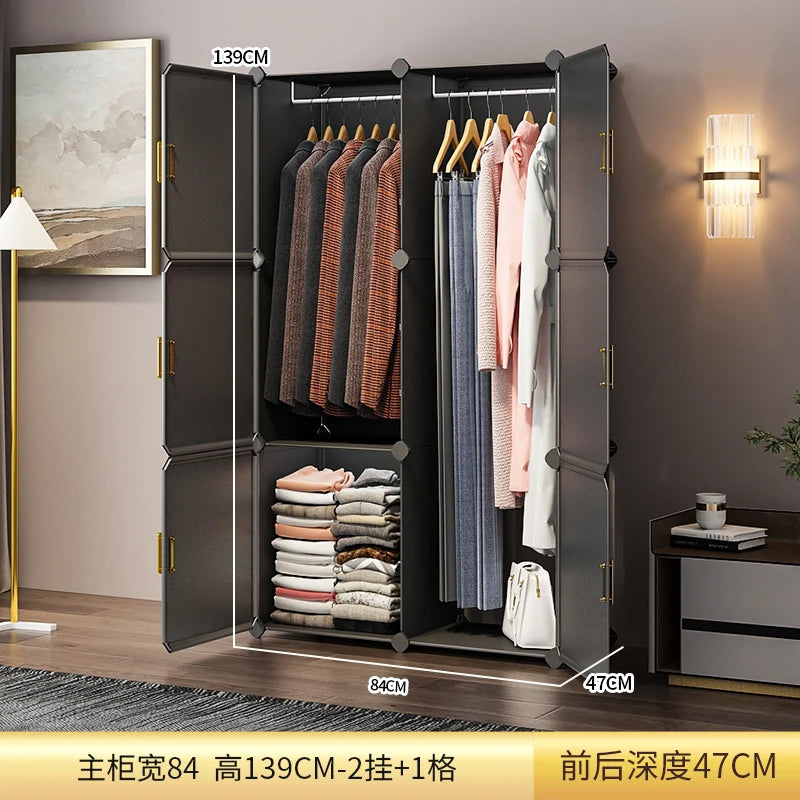 Closet Organizer Wardrobe Dressers Storage Bedroom Headboards Wardrobe Dresser Cupboard Armario Living Room Cabinets LQ5XP