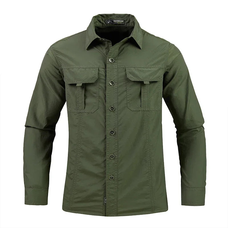 Lightweight Breathable shirt tactical multifunctional shirt outdoor long sleeved work shirt breathable sports sun protection