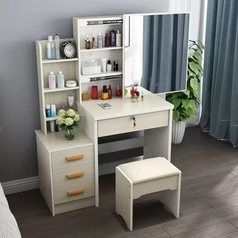 Makeup Tables Hairdresser Dressers Bedroom Furniture Vanity Mirror Drawers Cabinets Vestidores Table