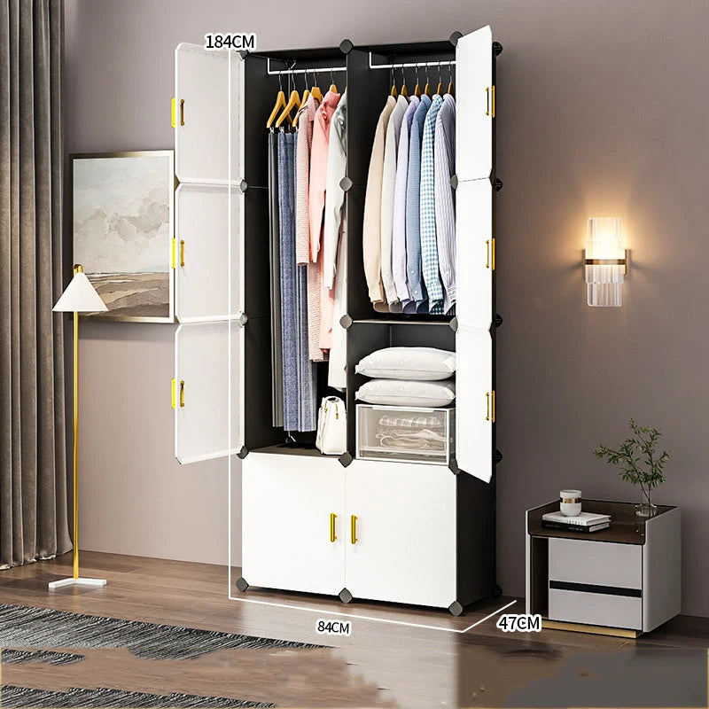 Closet Organizer Wardrobe Dressers Storage Bedroom Headboards Wardrobe Dresser Cupboard Armario Living Room Cabinets LQ5XP