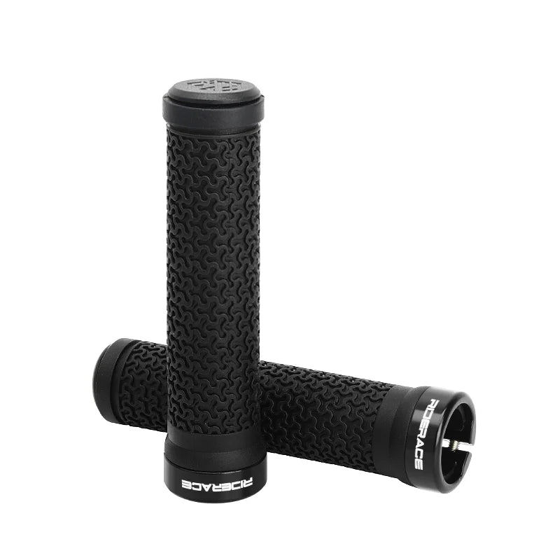 Bicycle Handle Bar Grips MTB Mountain Bike Soft Single-sided Locking Handlebar Cover Plug Rubber Non-slip Cycling Accessories