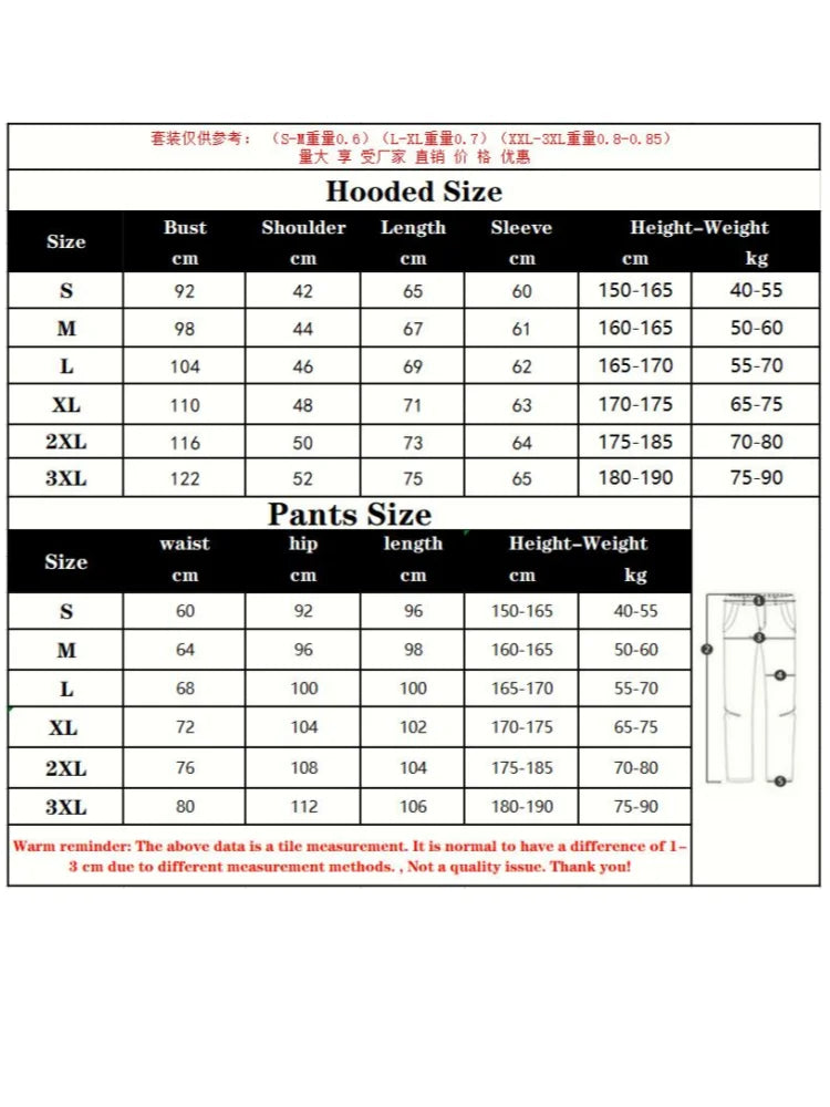 Men's and women's hot selling spring and autumn new casual hoodies and jogging pants sports fashion set 2024 new item