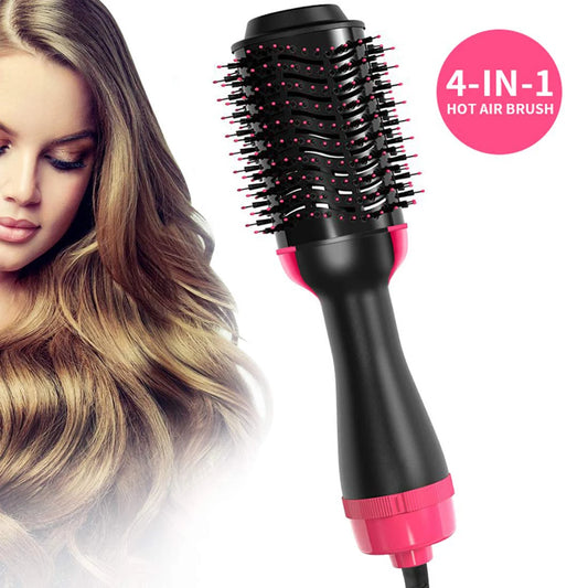 Hair Dryer Hot Air Brush Styler and Volumizer Hair Straightener Curler Comb Roller Electric Ion Blow Dryer Brush