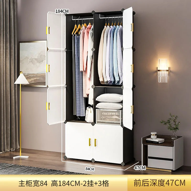 Closet Organizer Wardrobe Dressers Storage Bedroom Headboards Wardrobe Dresser Cupboard Armario Living Room Cabinets LQ5XP